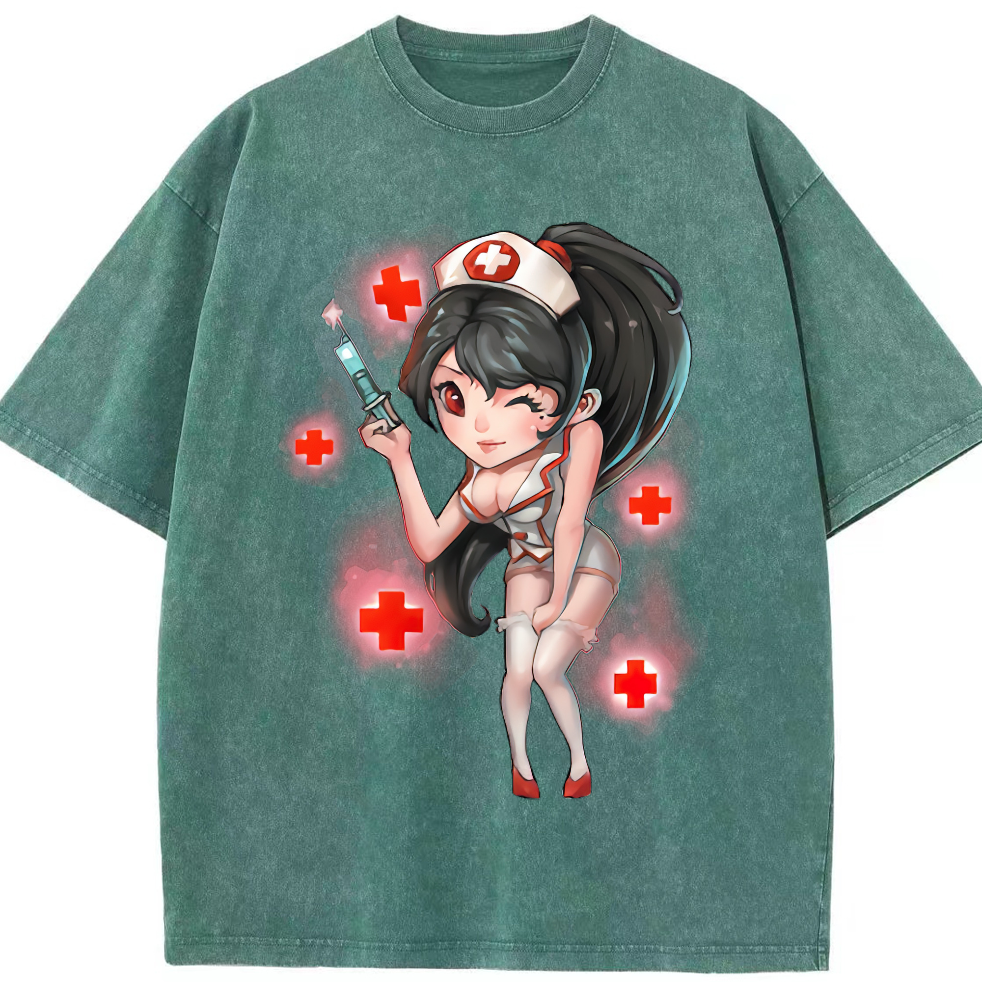 リーグ・オブ・レジェンド League of Legends LOL 綿100% ヴィンテージ風 半袖Tシャツ（フロントプリント）